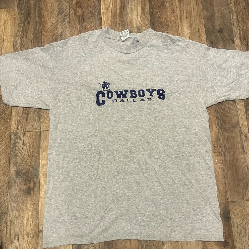 Vintage 90s Dallas Cowboys True Fan Gray Short Sleeve T Shirt XL